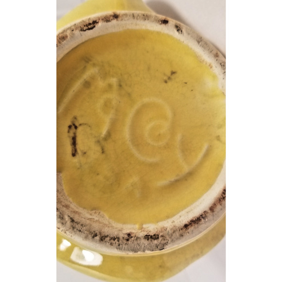 Golden Grapes & Woodland Whispers — Vintage Grapevine McCoy Pitcher Vase 9 1/2" - Picture 6 of 9